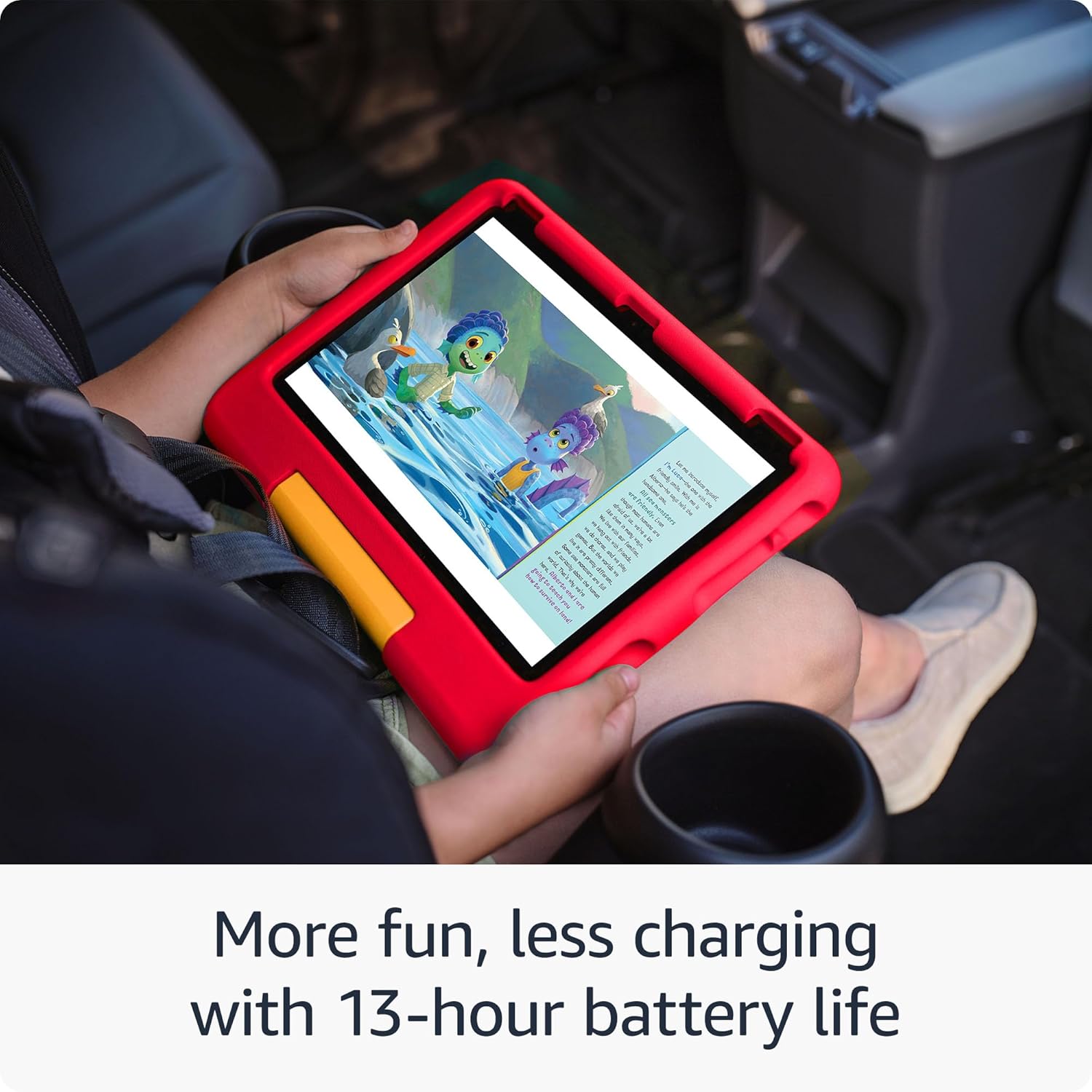 Amazon Fire HD 10 Kids tablet ages 3-7 | Bright 10.1" HD screen with included ad-free and exclusive content