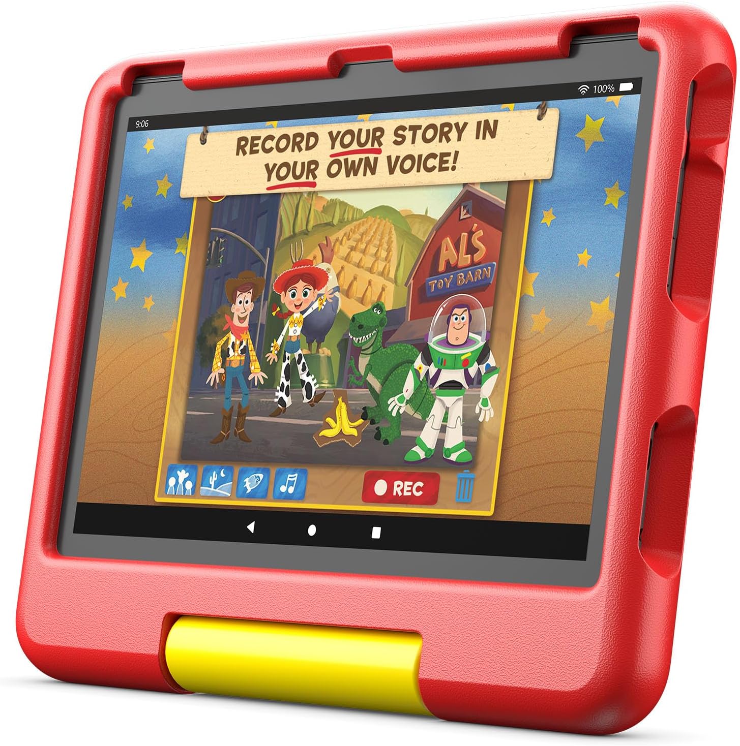 Amazon Fire HD 10 Kids tablet ages 3-7 | Bright 10.1" HD screen with included ad-free and exclusive content