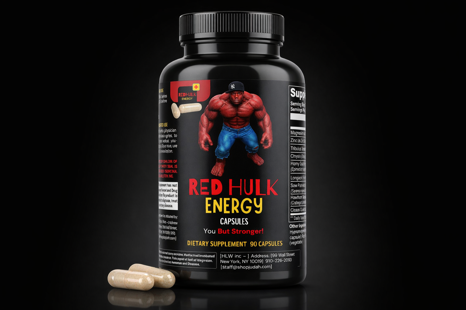 Red Hulk Energy Capsules