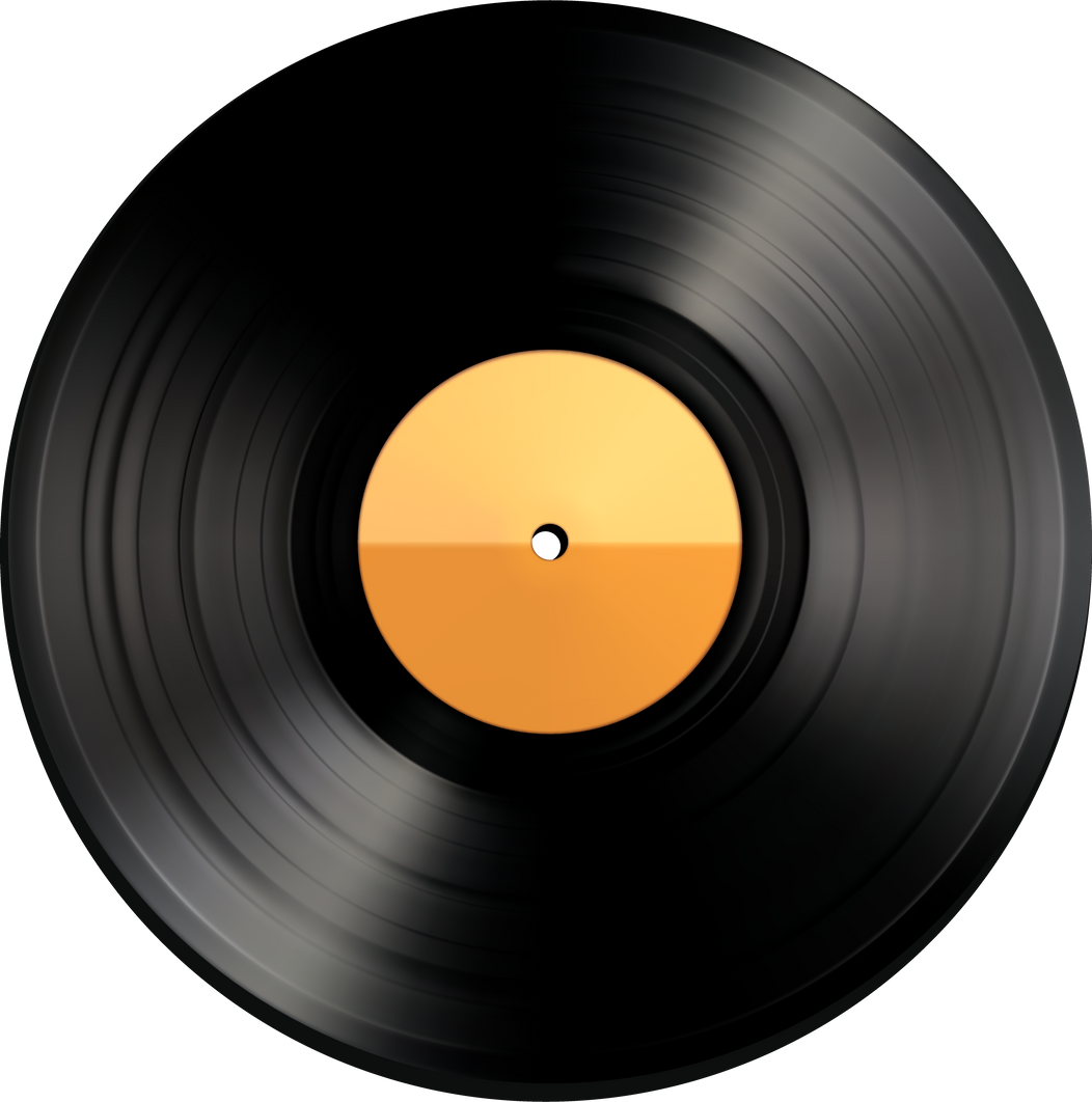 Phonograph record, vinyl icon